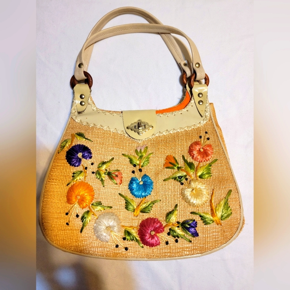 Antique Embroidered Purse